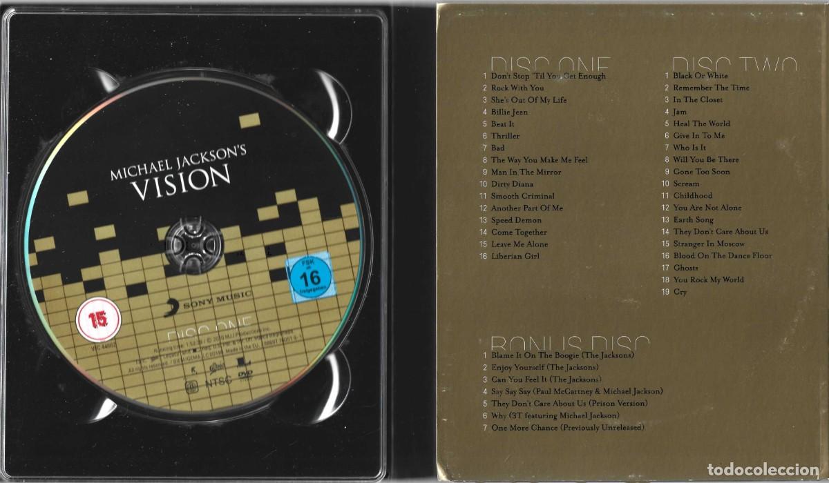V&iacute;deos y DVD musicales: MICHAEL JACKSON&acute;S VISION ( 3 DVD) - Foto 3