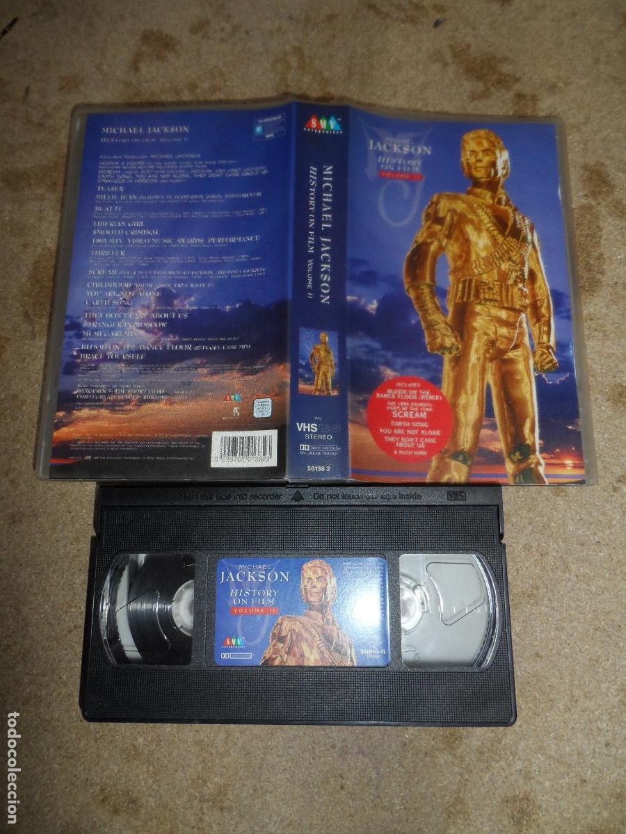 V&iacute;deos y DVD musicales: VHS - Michael Jackson - HIStory On Film Volume II (VIDEOCLIPS)