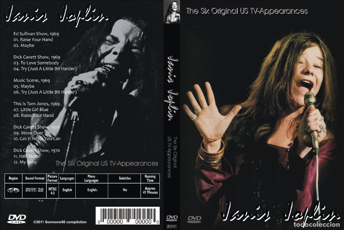 V&iacute;deos y DVD musicales: JANIS JOPLIN. THE SIX U.S.A. TV-Appearances (1969-1970). DVD.