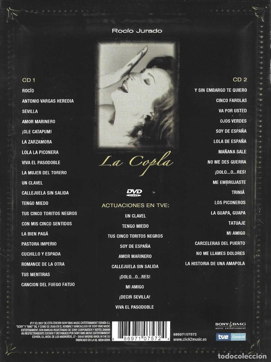 V&iacute;deos y DVD musicales: ROC&Iacute;O JURADO &uml;LA COPLA&uml; DIGIPACK - Foto 2