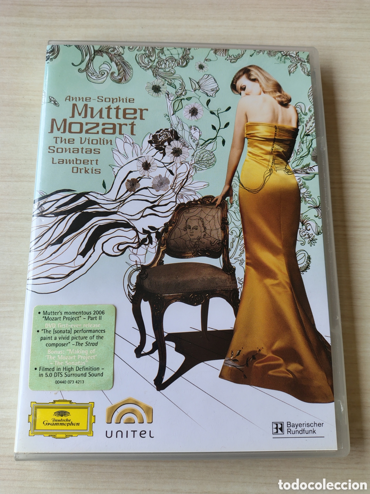 V&iacute;deos y DVD musicales: ANNE-SOPHIE MUTTER The Violin Sonatas MOZART LAMBERT ORKIS 2DVD LIBRETO ( 2006 DEUTSCHE GRAMMOPHON )