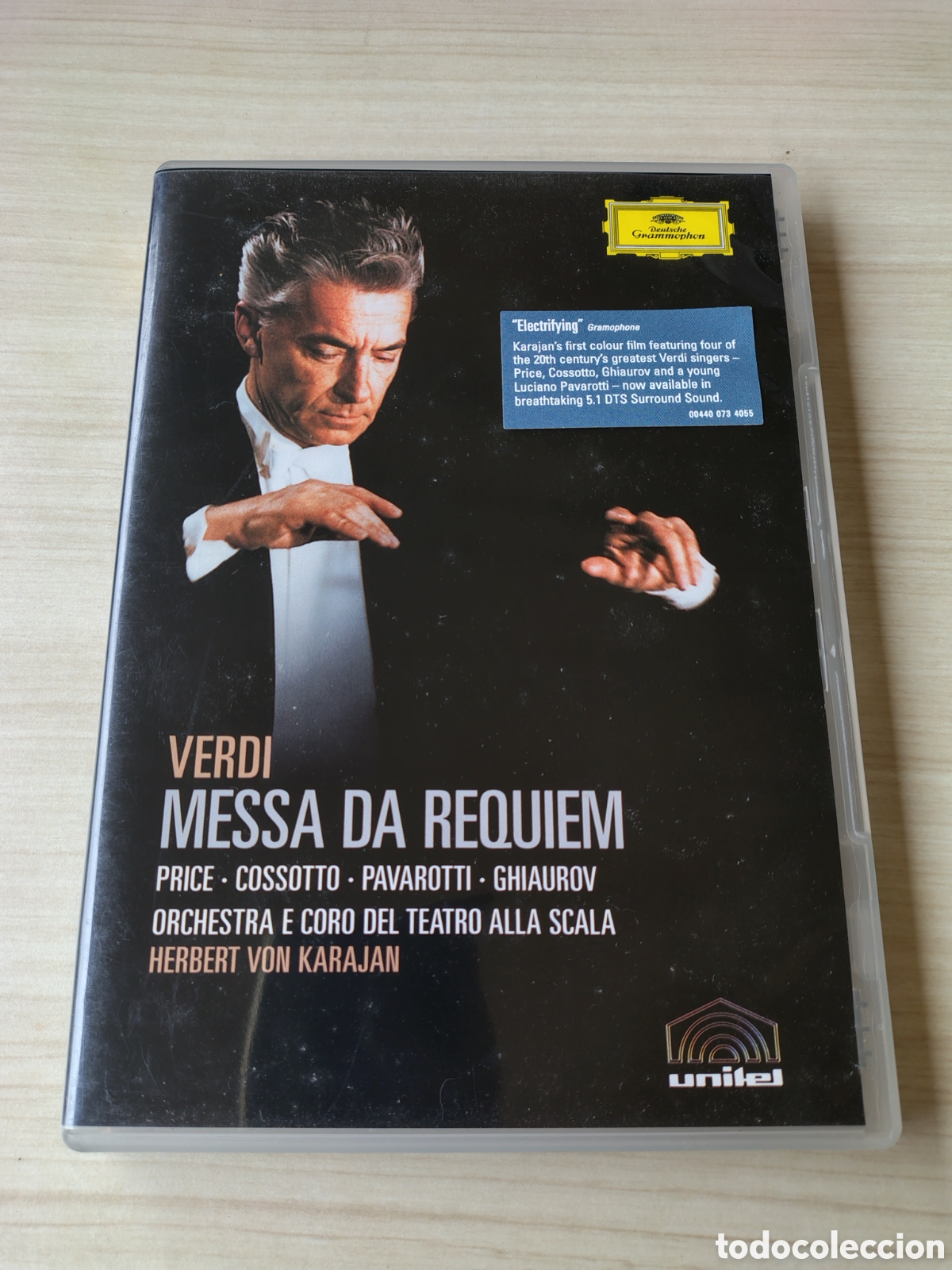 V&iacute;deos y DVD musicales: GIUSSEPPE VERDI Messa da Requiem ( 2005 DEUTSCHE GRAMMOPHON) 83 MNTS PAVAROTTI LEONTYNE PRICE CLOUZO