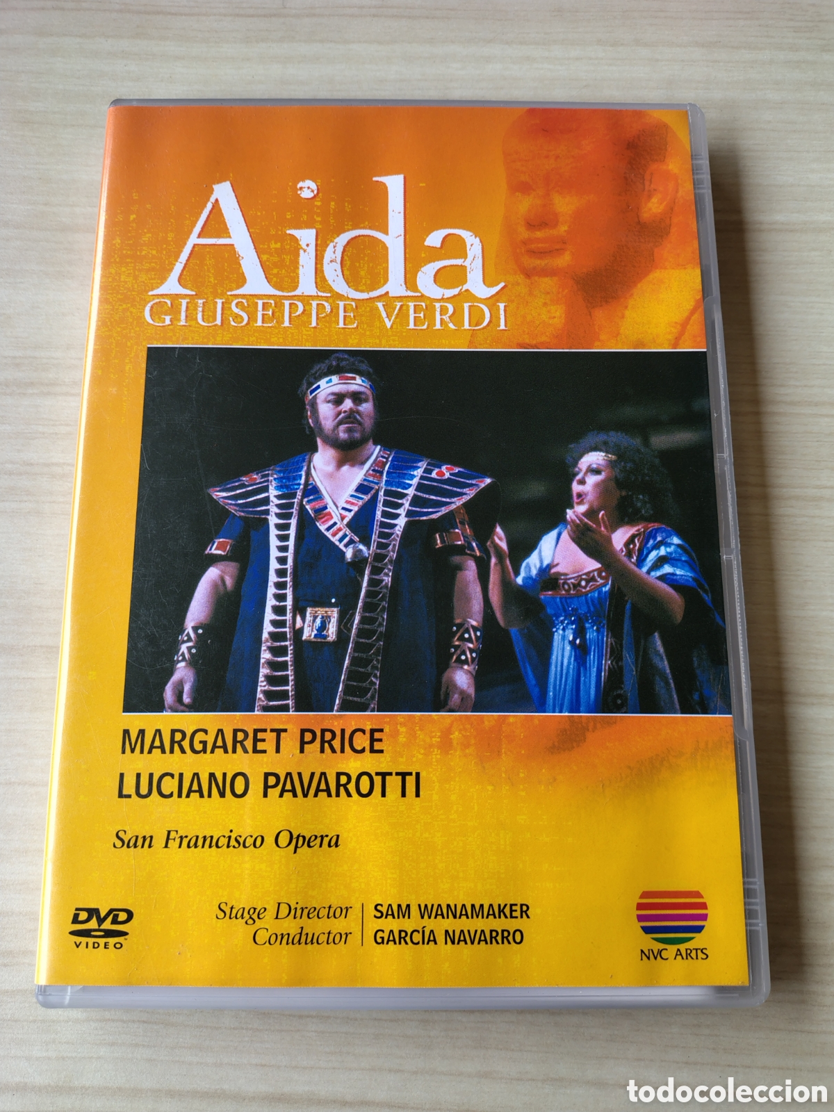 V&iacute;deos y DVD musicales: AIDA Giuseppe VERDI ( 1981 WARNER ) 163 MNTS PAVAROTTI MARGARET PRICE SAN FRANCISCO OPERA