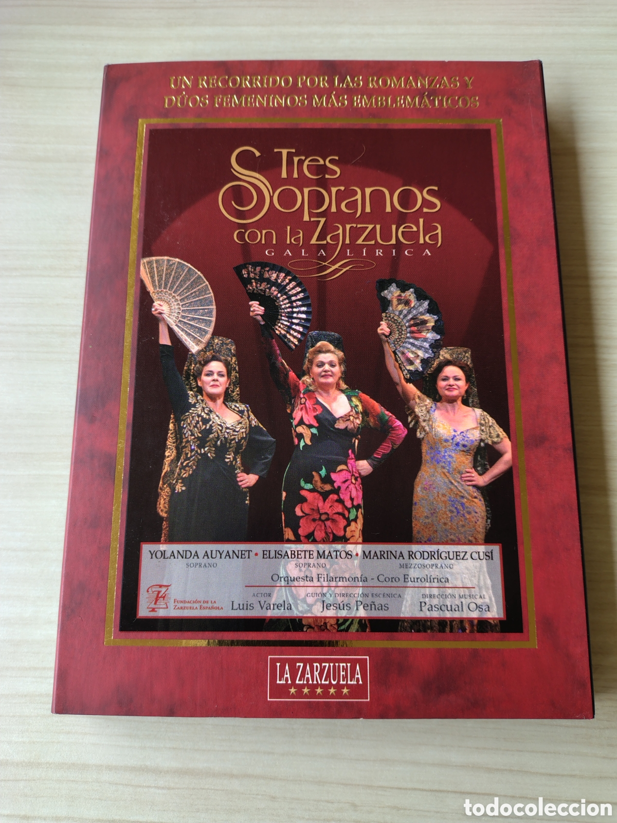 V&iacute;deos y DVD musicales: TRES SOPRANOS CON LA ZARZUELA ( 2007 SELLO AUTOR ) LIBRETO 28 PGS
