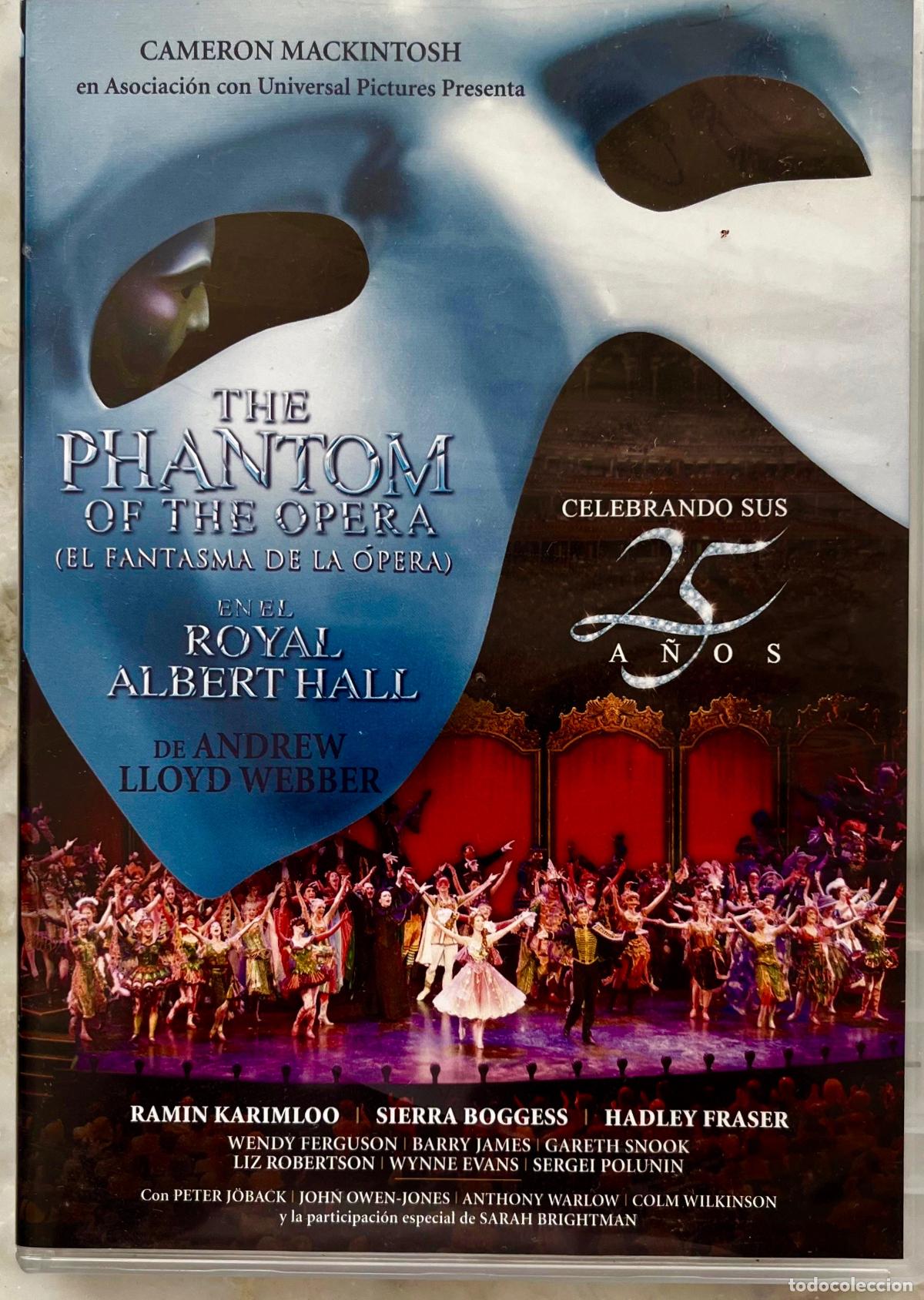 V&iacute;deos y DVD musicales: EL FANTASMA DE LA OPERA. THE PHANTOM OF THE OPERA ROYAL ALBERT HALL. R. KARIMLOO. DVD