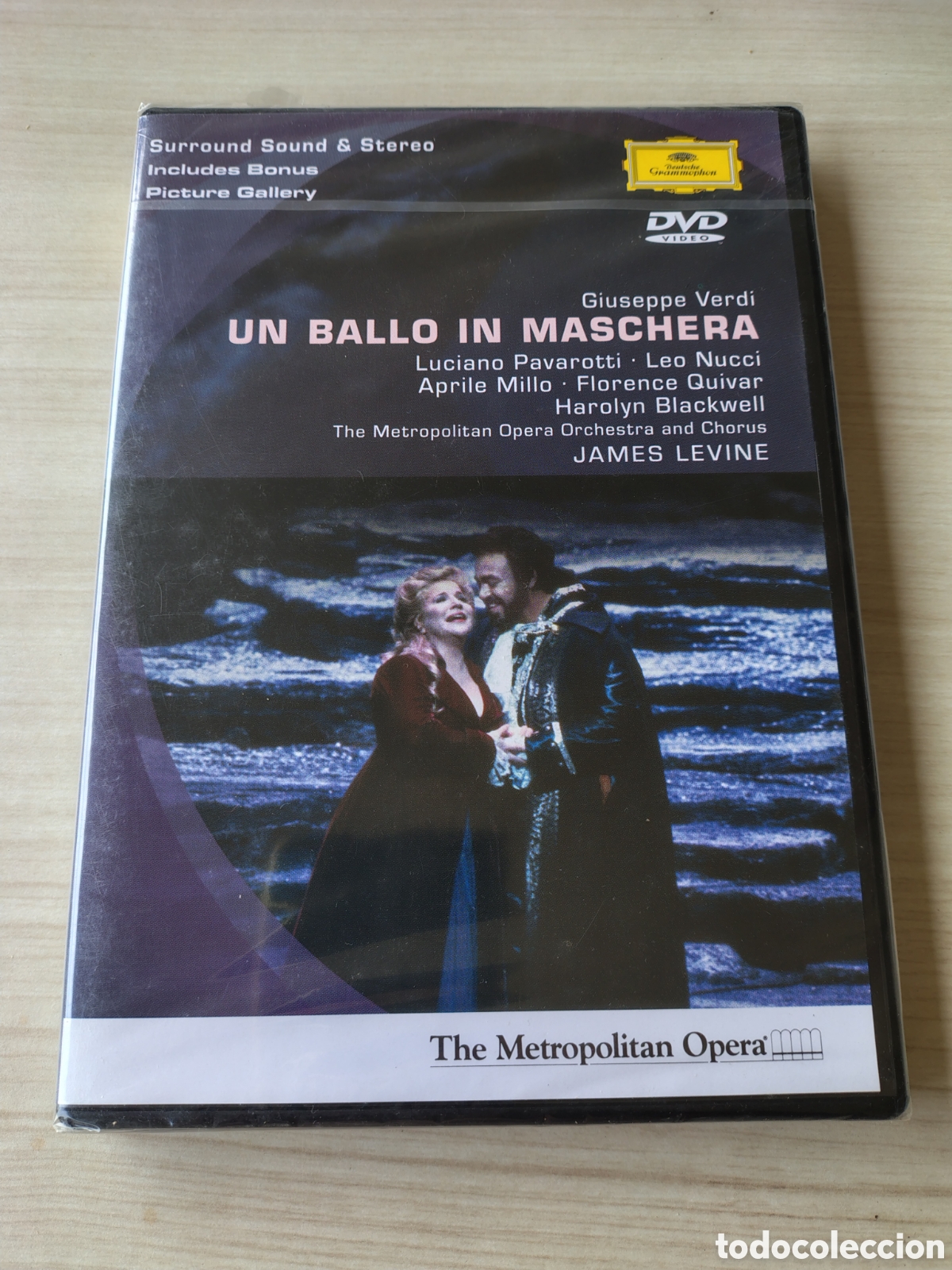 V&iacute;deos y DVD musicales: UN BALLO IN MASCHERA VERDI ( 1991 DEUTSCHE GRAMMOPHON 2002 ) NUEVO PRECINTADO PAVAROTTI
