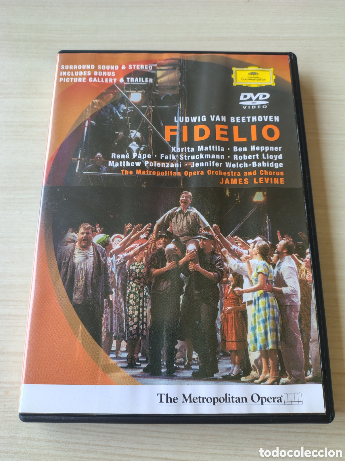V&iacute;deos y DVD musicales: FIDELIO BEETHOVEN ( 2003 DEUTSCHE GRAMMOPHON) 123 MINUTOS METROPOLITAN OPERA JAMES LEVINE