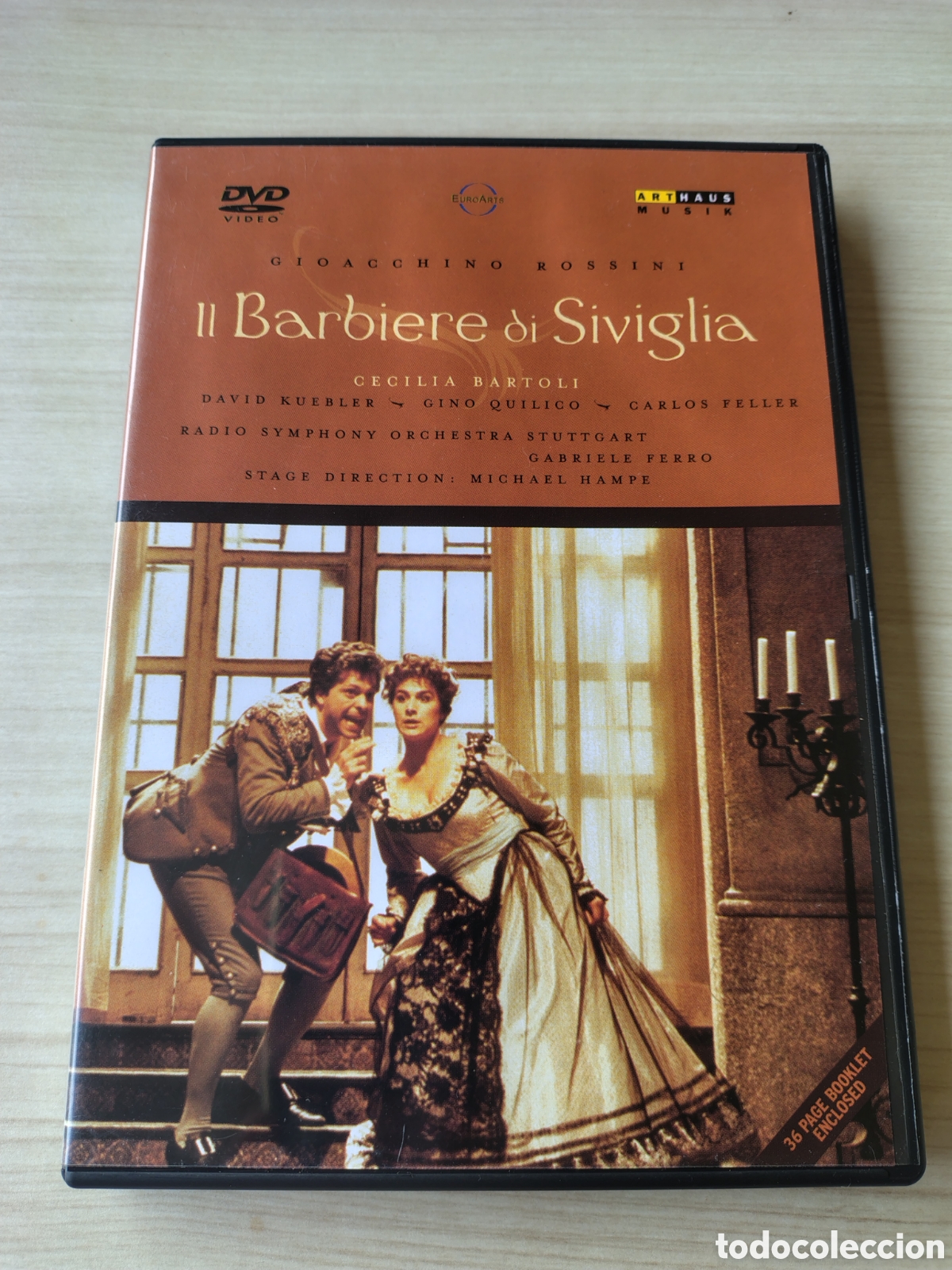 V&iacute;deos y DVD musicales: IL BARBIERE DI SIVIGLIA ROSSINI ( 1988 ARTHAUS) 157 MNTS CECILIA BARTOLI