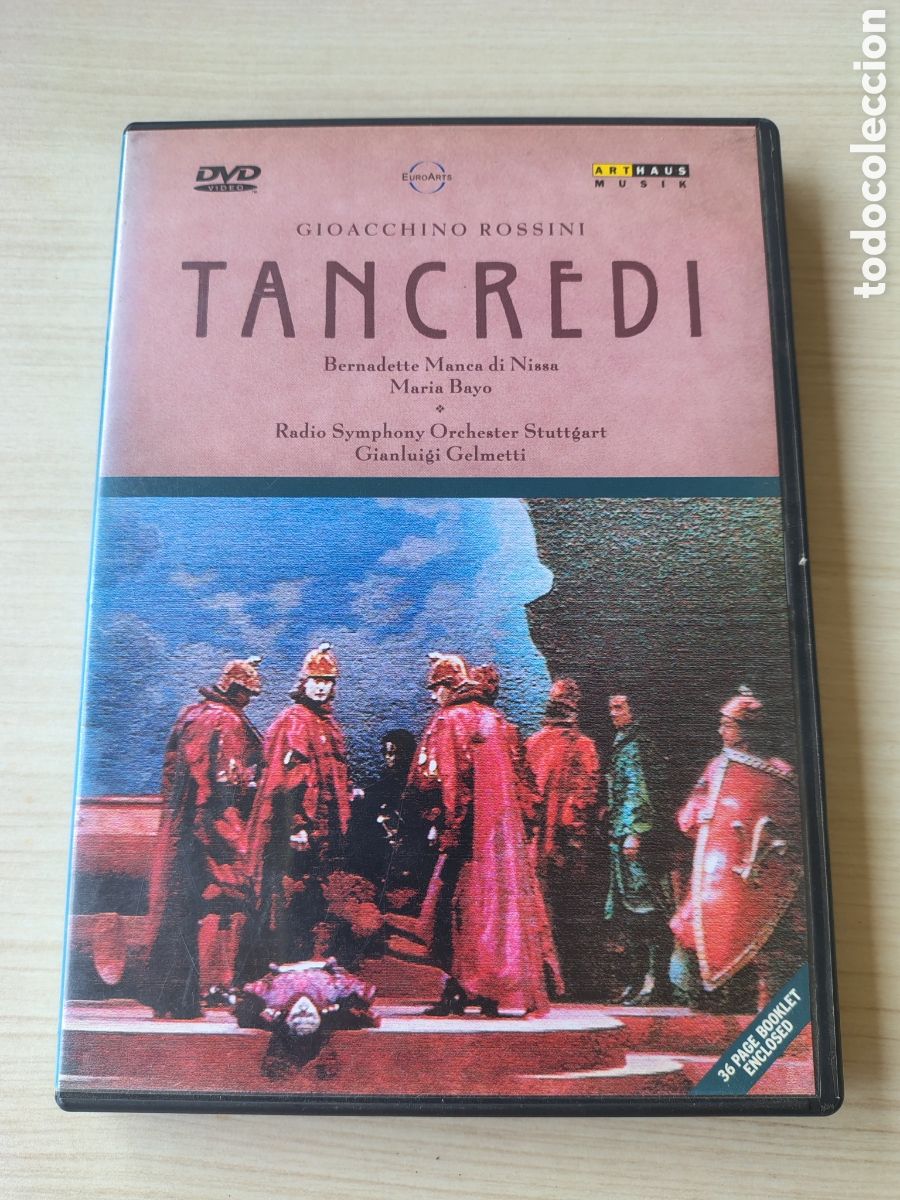 V&iacute;deos y DVD musicales: TANCREDI ROSSINI ( 1992 ARTHAUS) 166 MNTS