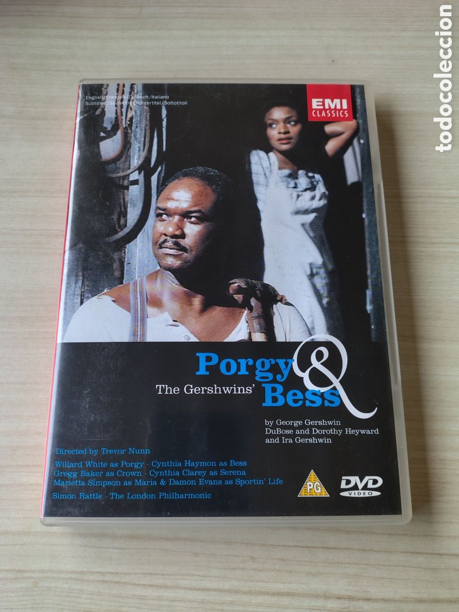 V&iacute;deos y DVD musicales: THE GERSHWIN 's PORGY & BESS ( 1993 EMI CLASSICS 2001 ) 184 MNTS GEORGE IRA GERSHWIN