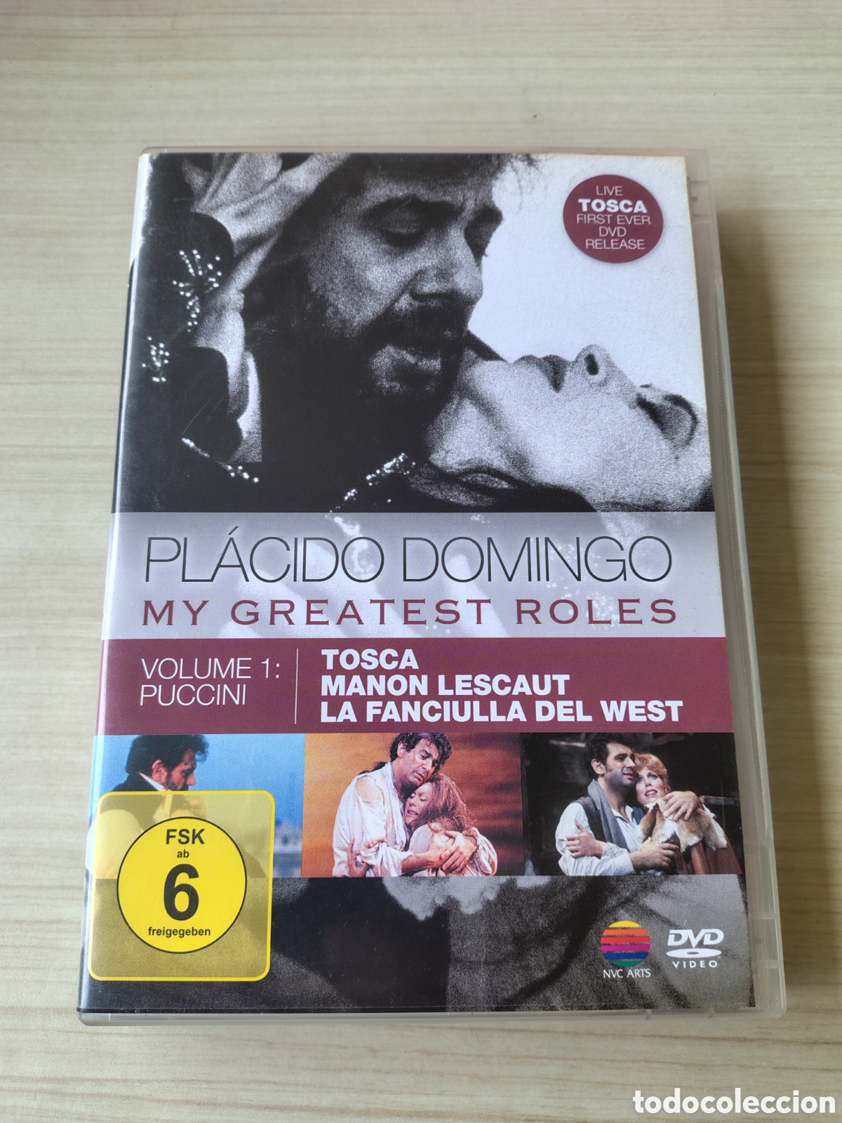 V&iacute;deos y DVD musicales: PL&Aacute;CIDO DOMINGO My Greatest Roles Vol. I PUCCINI 3DVD ( WARNER ) TOSCA MANON LESCAUT FANCIULLA WEST