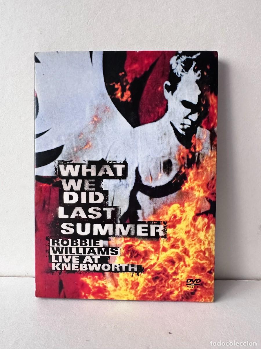 V&iacute;deos y DVD musicales: Robbie Williams - What We Did Last Summer (Live At Knebworth) (DVD)