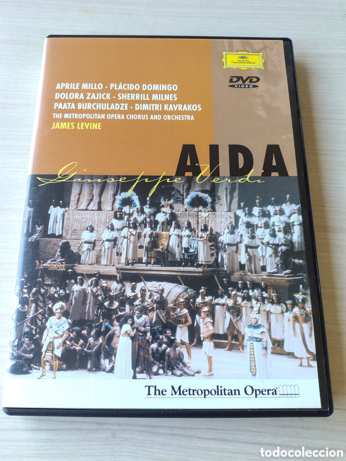 V&iacute;deos y DVD musicales: AIDA GIUSEPPE VERDI ( 1989 DEUTSCHE GRAMMOPHON 2000 ) 158 MNTS PL&Aacute;CIDO DOMINGO JAMES LEVINE