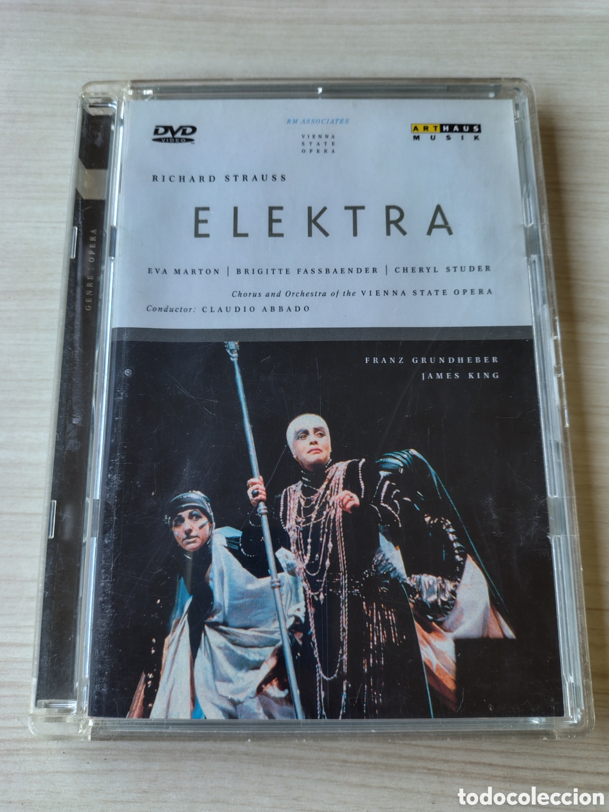 V&iacute;deos y DVD musicales: ELEKTRA RICHARD STRAUSS ( 1989 ARTHAUS) 109 MINUTOS EVA MARTON CLAUDIO ABBADO