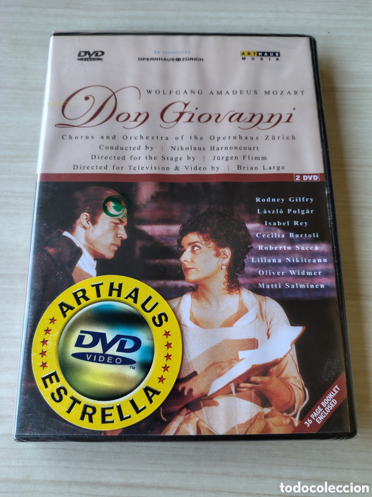 V&iacute;deos y DVD musicales: DON GIOVANNI MOZART 2DVD NUEVO PRECINTADO ( 2001 ARTHAUS) 211 MINUTOS
