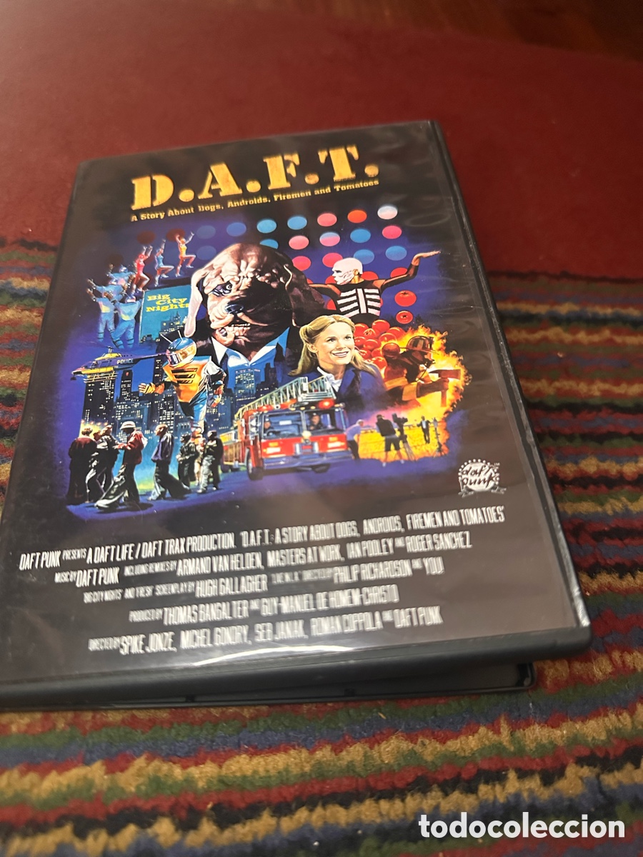 V&iacute;deos y DVD musicales: D.A.F.T. / Daft Punk / A story about dogs, androids, firemen and tomatoes -DVD