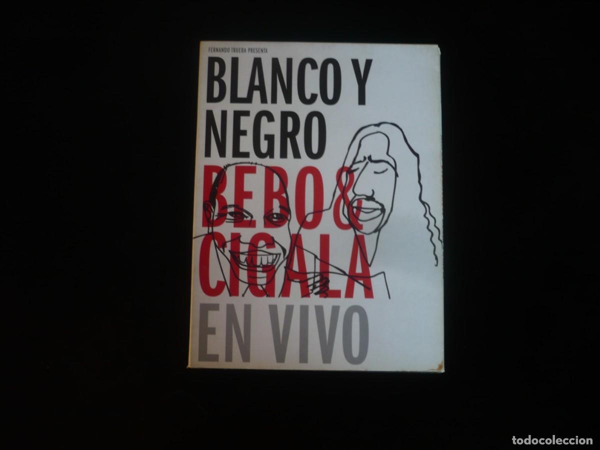 V&iacute;deos y DVD musicales: blanco y negro bebo cigala en vivo - 2 dvd casi como nuevos
