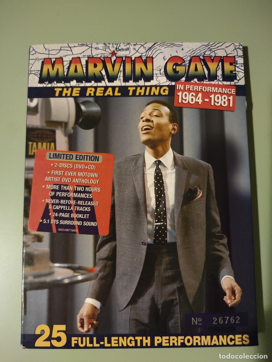 V&iacute;deos y DVD musicales: MARVIN GAYE THE REAL THING DVD+CD 1964-1981