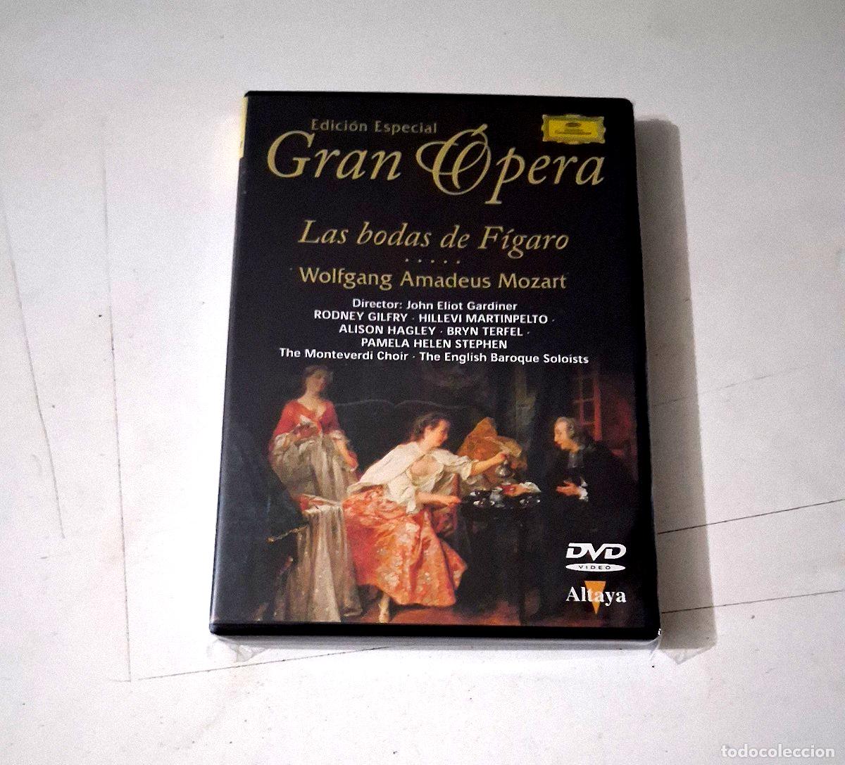V&iacute;deos y DVD musicales: JOHN ELIOT GARDINER &rdquo;MOZART LAS BODAS DE FIGARO&rdquo; DVD RODNEY GILFRY MARTINPELTO