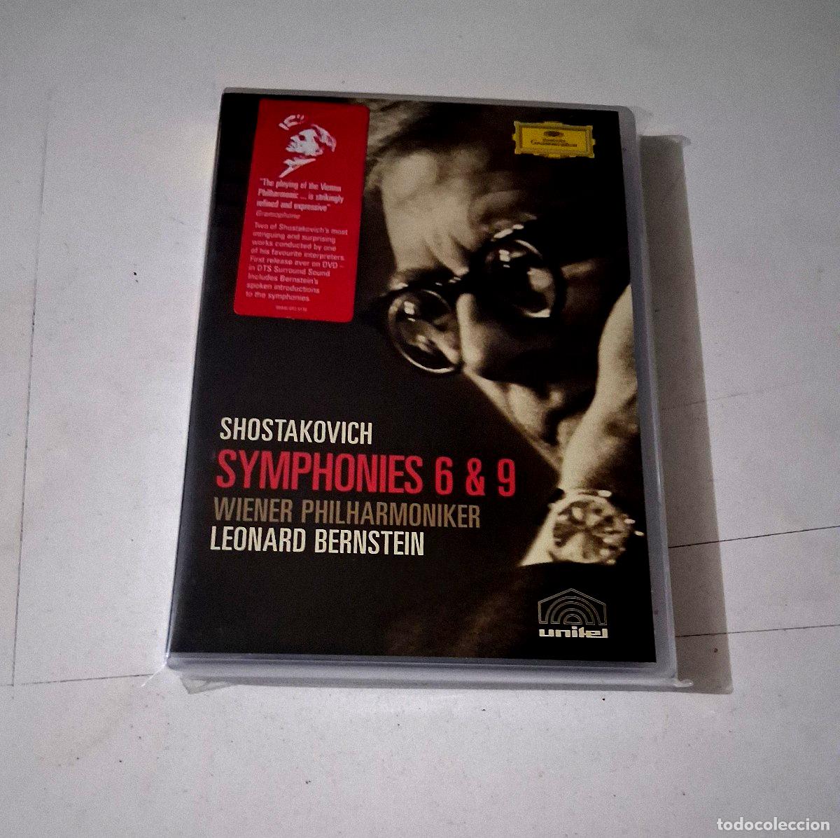 V&iacute;deos y DVD musicales: LEONARD BERNSTEIN &rdquo;SHOSTAKOVICH SYMPHONIES 6 & 9&rdquo; DVD COMO NUEVO