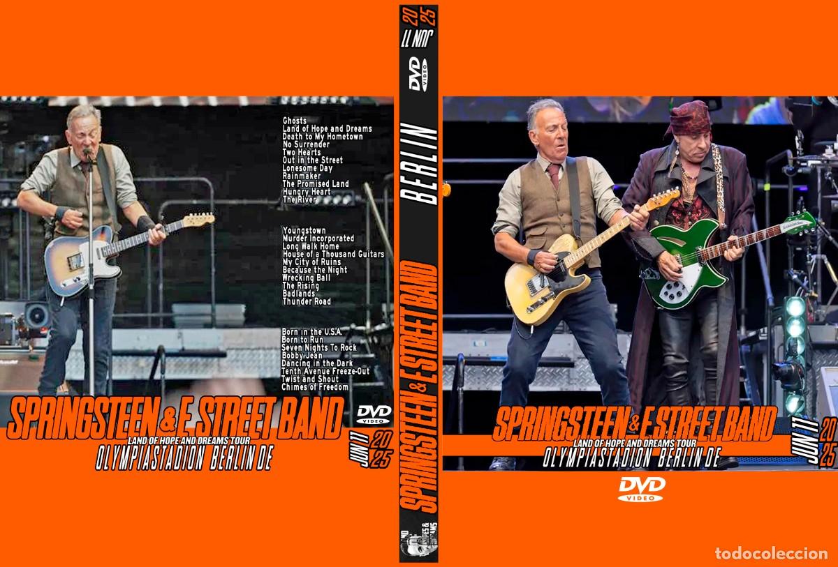 V&iacute;deos y DVD musicales: BRUCE SPRINGSTEEN. LAND ON HOPE AND DREAMS ON BERLIN 2025. DVD.