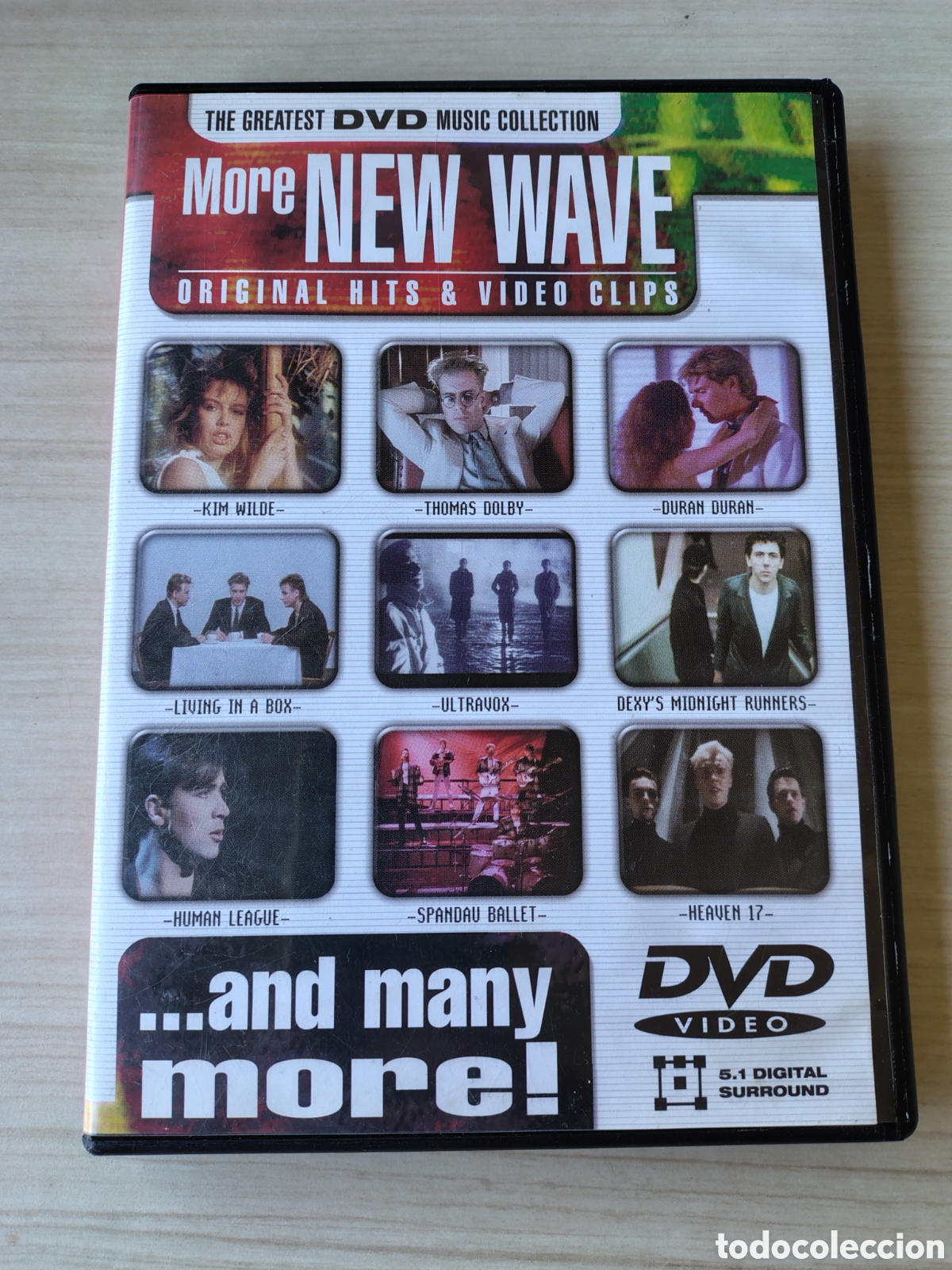 V&iacute;deos y DVD musicales: MORE NEW WAVE Hits & Video Clips ( 2001 DISKY ) DURAN DURAN ULTRAVOX SPANDAU BALLET KIM WILDE GO WES