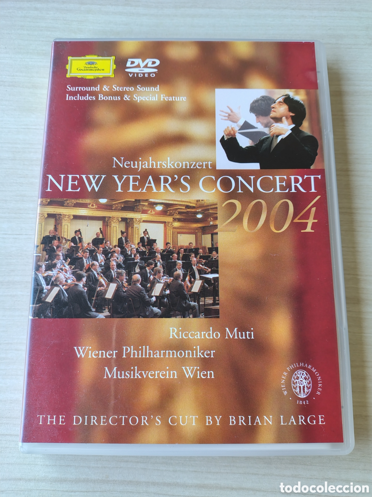 V&iacute;deos y DVD musicales: NEW YEAR'S CONCERT 2004 VIENA ( DEUTSCHE GRAMMOPHON) RICCARDO MUTTI 112 MNTS STRAUSS