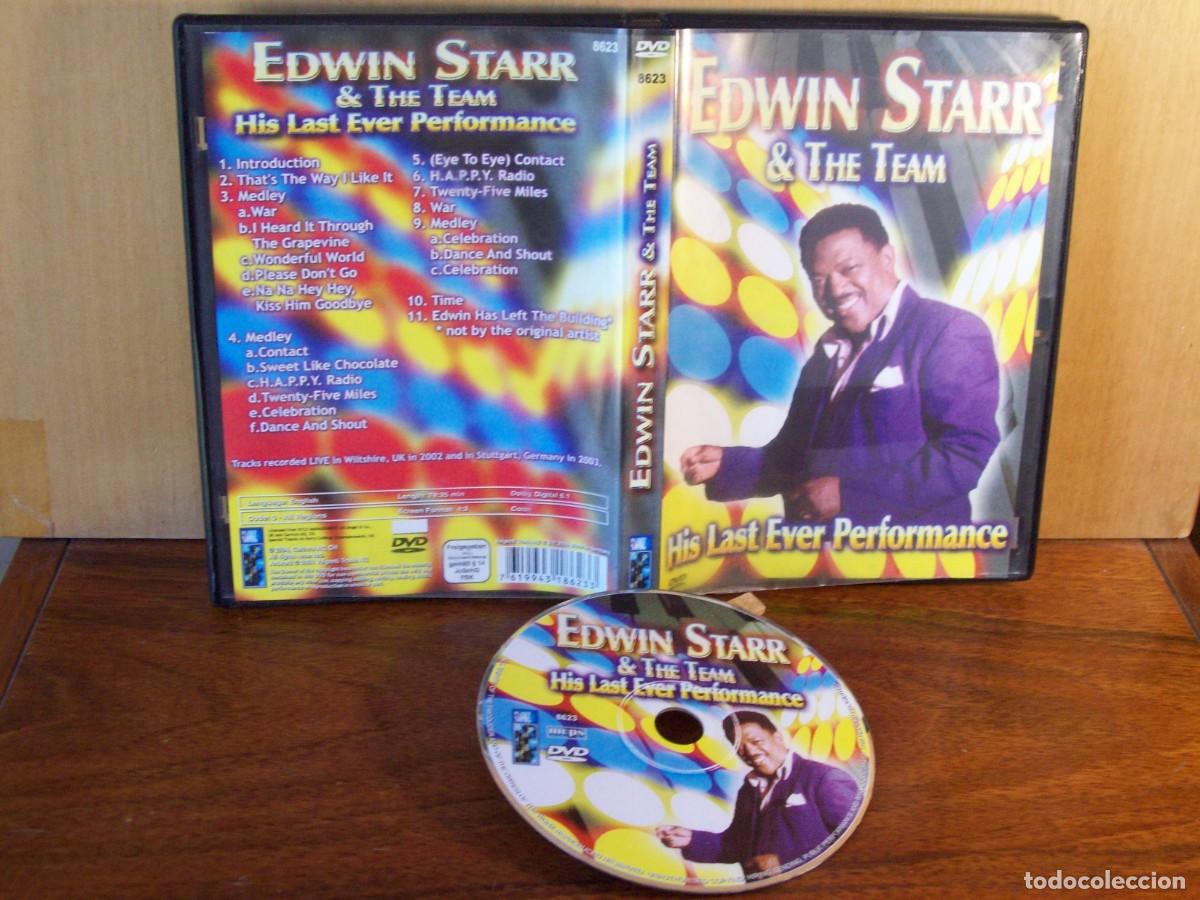 V&iacute;deos y DVD musicales: EDWIN STARR & THE TEAM - HIS LAST EVER PERFOMANCE - DVD VIDEO MUSICAL