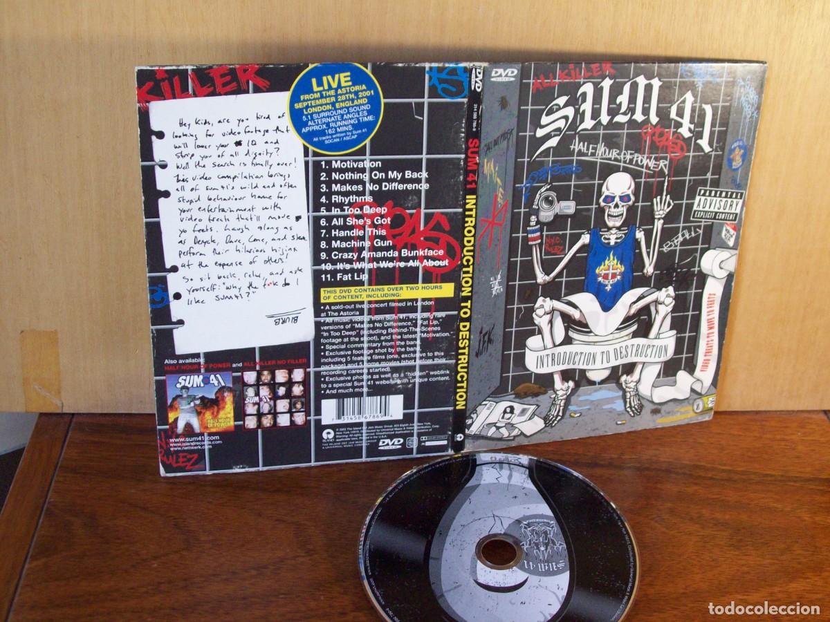 V&iacute;deos y DVD musicales: SUM 41 - INTRODUCTION TO DESTRUCTION - LIVE ASTORIA SEPTIEMBRE 2001 LONDON - DVD VIDE MUSICAL