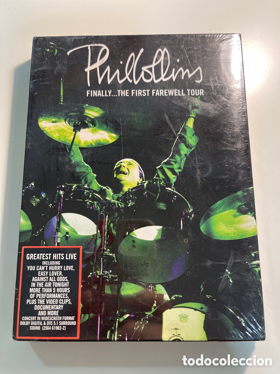 V&iacute;deos y DVD musicales: dvd PHIL COLLINS, Finally... the First Farewell Tour. PRECINTADO. Greatest Hits Live