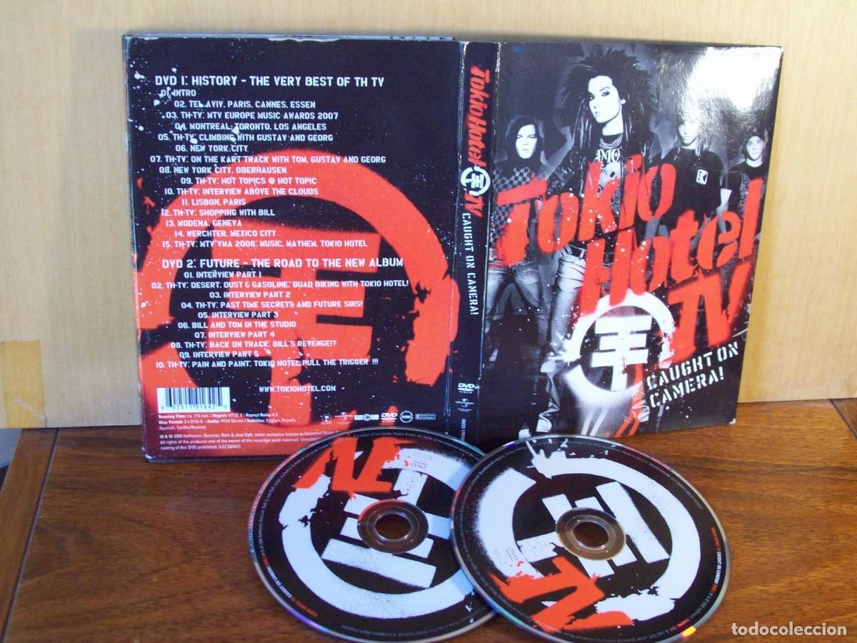 V&iacute;deos y DVD musicales: TOKIO HOTEL TV - CAUGHT ON CAMERA - DOBLE DVD EN ESTUCHE CARTON FALTA LIBRETO
