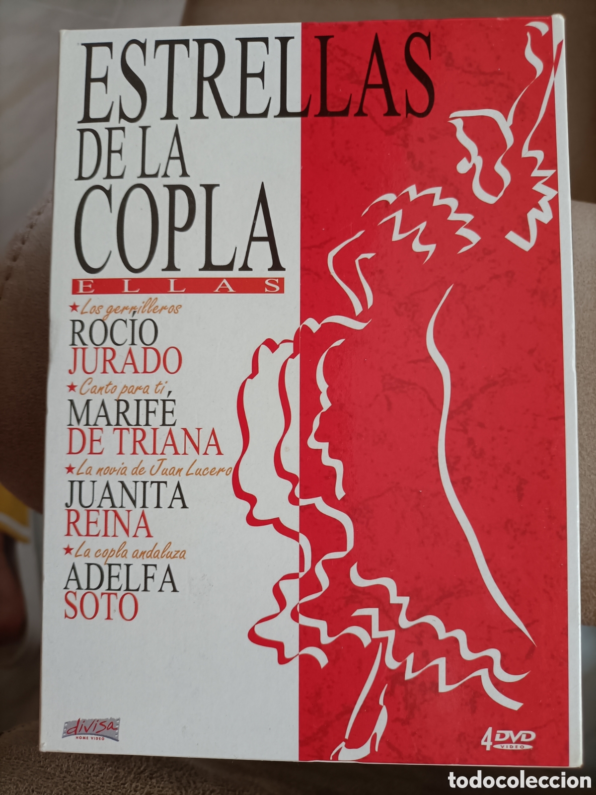 V&iacute;deos y DVD musicales: LOTE DE CUATRO PEL&Iacute;CULAS &rdquo;ESTRELLAS DE LA COPLA&rdquo;