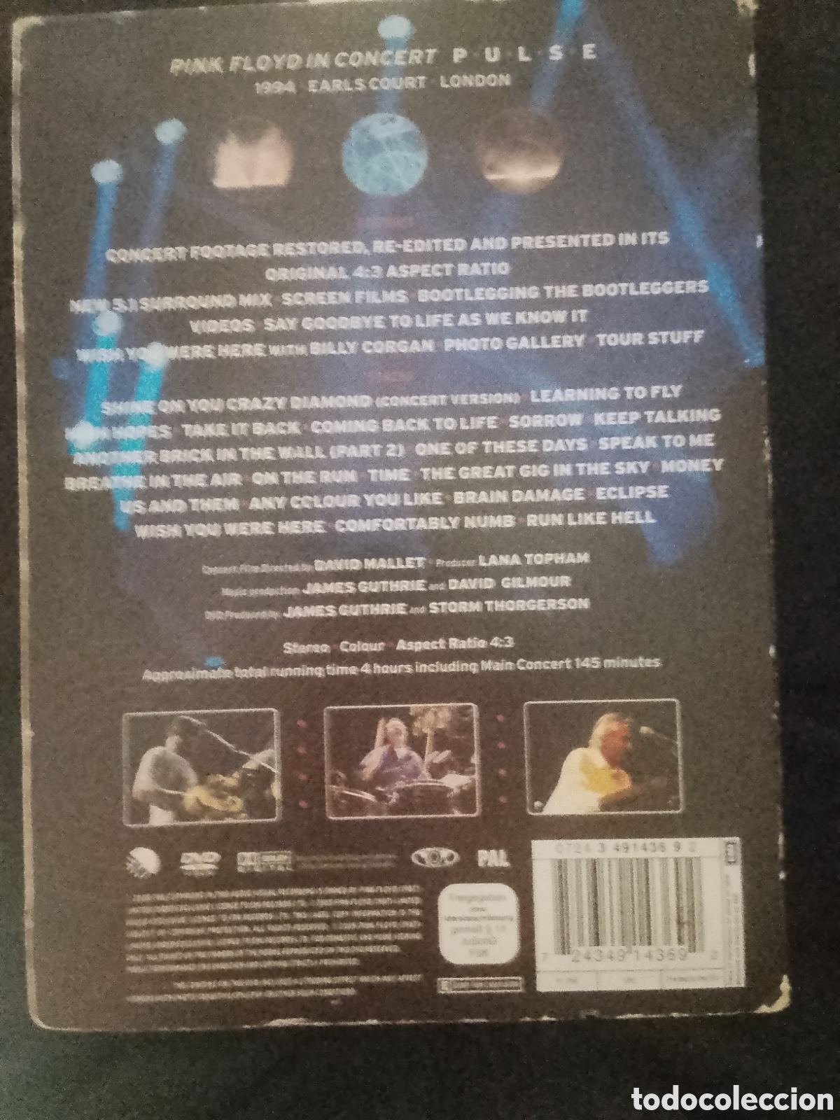 V&iacute;deos y DVD musicales: Dvd pink floyd live pulse - Foto 4