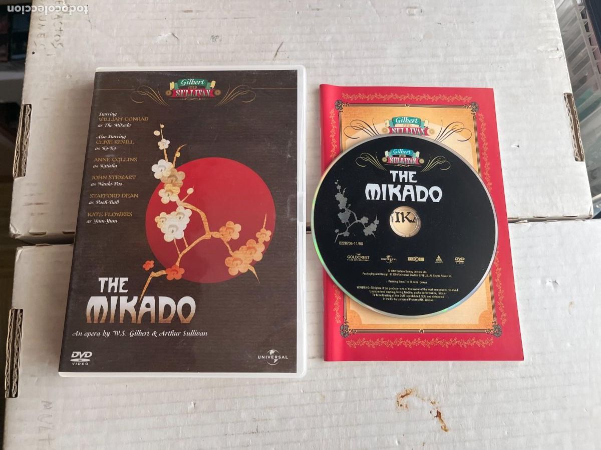 V&iacute;deos y DVD musicales: THE MIKADO GILBERT AND SULLIVAN OPERA - DVD MUSICAL KREATEN