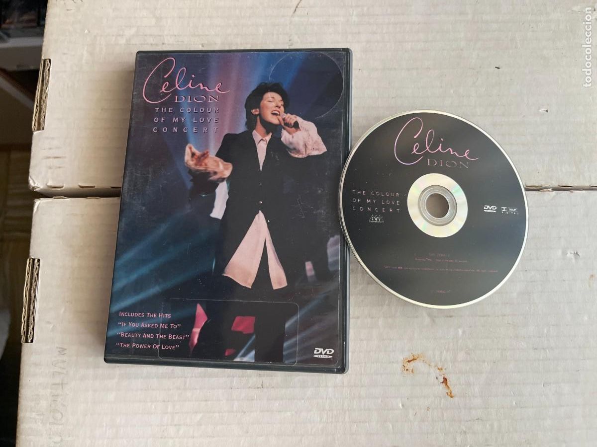 V&iacute;deos y DVD musicales: CELINE DION THE COLOUR OF MY LOVE CONCERT - DVD MUSICAL KREATEN