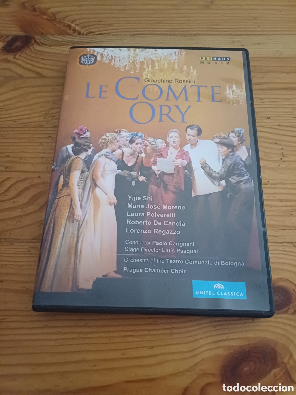 V&iacute;deos y DVD musicales: Le comte Ory DVD Rossini Opera Festival Shi Moreno Polverelli De Candia Regazzo Carignani Pasqual