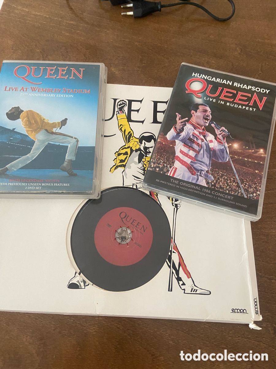V&iacute;deos y DVD musicales: Conjunto Dvd Queen Live in..