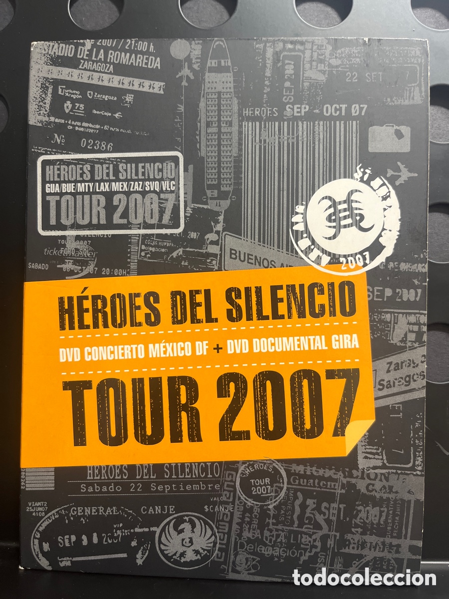 V&iacute;deos y DVD musicales: H&Eacute;ROES DEL SILENCIO TOUR 2007 DVD CONCIERTO M&Eacute;XICO DF & DVD DOCUMENTAL GIRA ( 2007 )