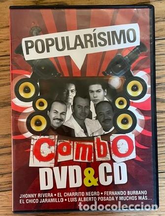 V&iacute;deos y DVD musicales: DVD + CD - POPULAR&Iacute;SIMO COMBO - M&Uacute;SICA POPULAR COLOMBIANA - JHONNY RIVERA - CHARRITO NEGRO Y OTROS