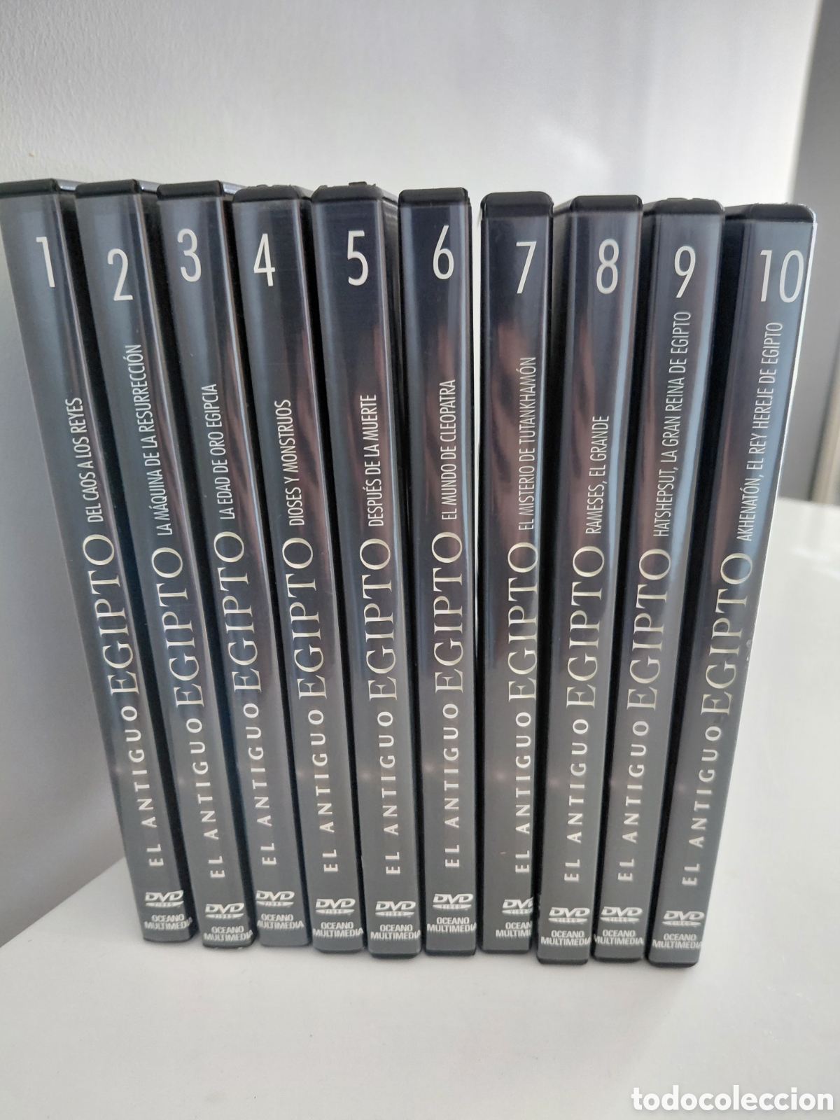 V&iacute;deos y DVD musicales: Colecci&oacute;n Completa 10 DVDs EL ANTIGUO EGIPTO - Oc&eacute;ano Multimedia - Interactivo - Tutankham&oacute;n Cleopat