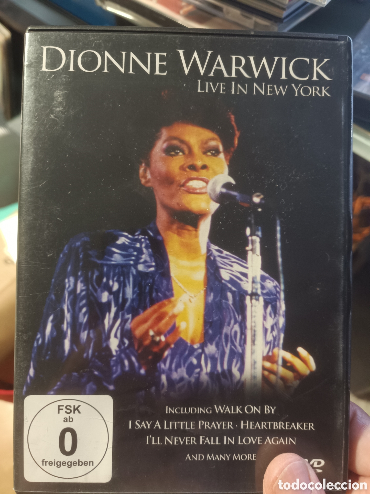 V&iacute;deos y DVD musicales: Dionne Warwick - Live in New York