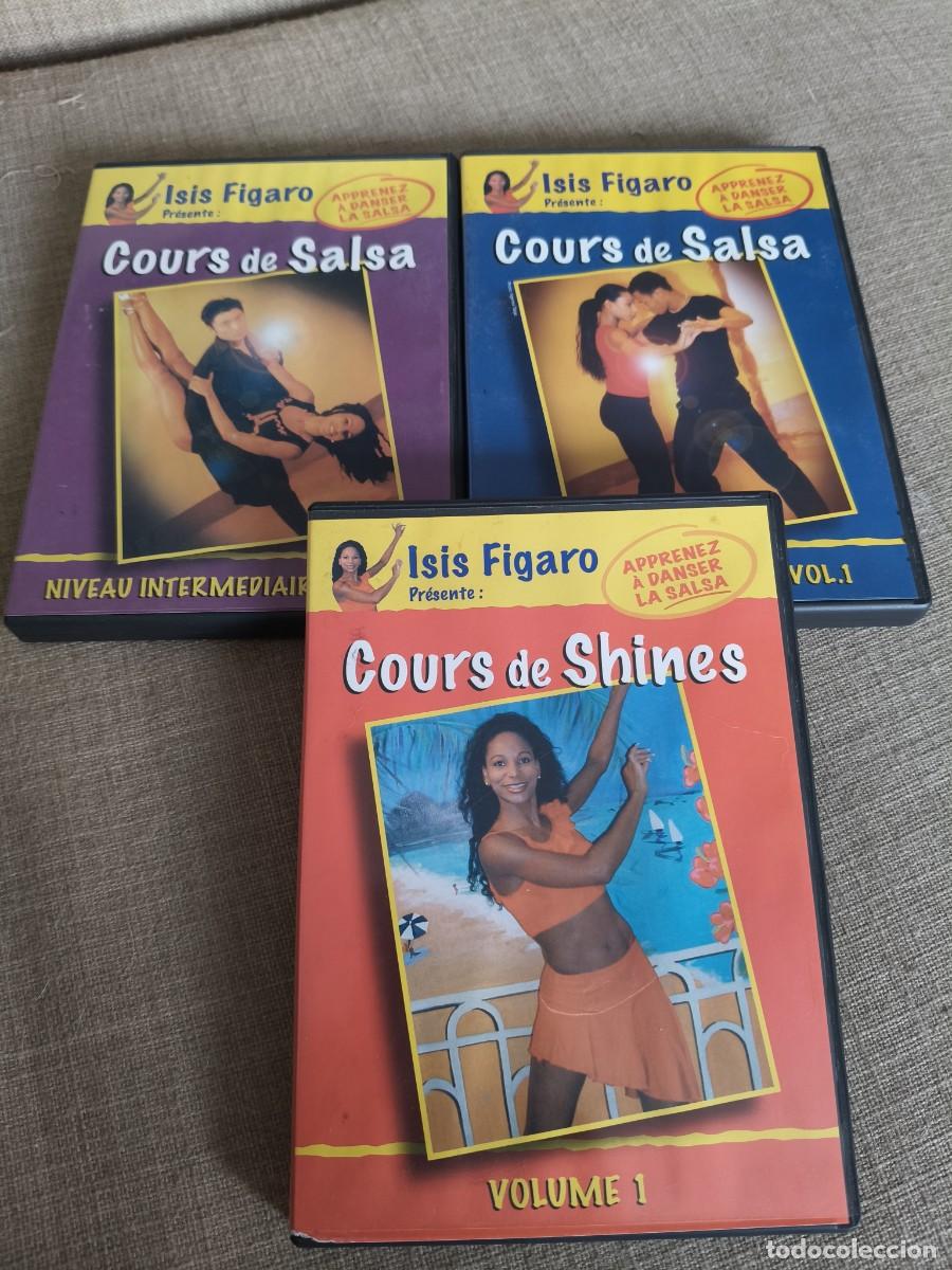 V&iacute;deos y DVD musicales: COURS DE SALSA. COURS DE SHINES. 3 DVD'S EN FRANCES PARA APRENDER A BAILAR. ISIS FIGARO. BIEN CONSER