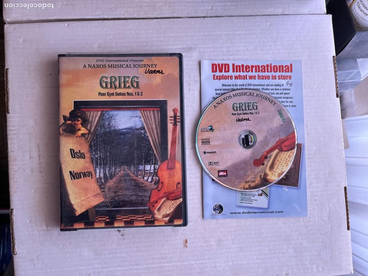 V&iacute;deos y DVD musicales: GRIEG PEER GYNT SUITES NOS 1 2 SCENES OF NORWAY - DVD MUSICAL KREATEN