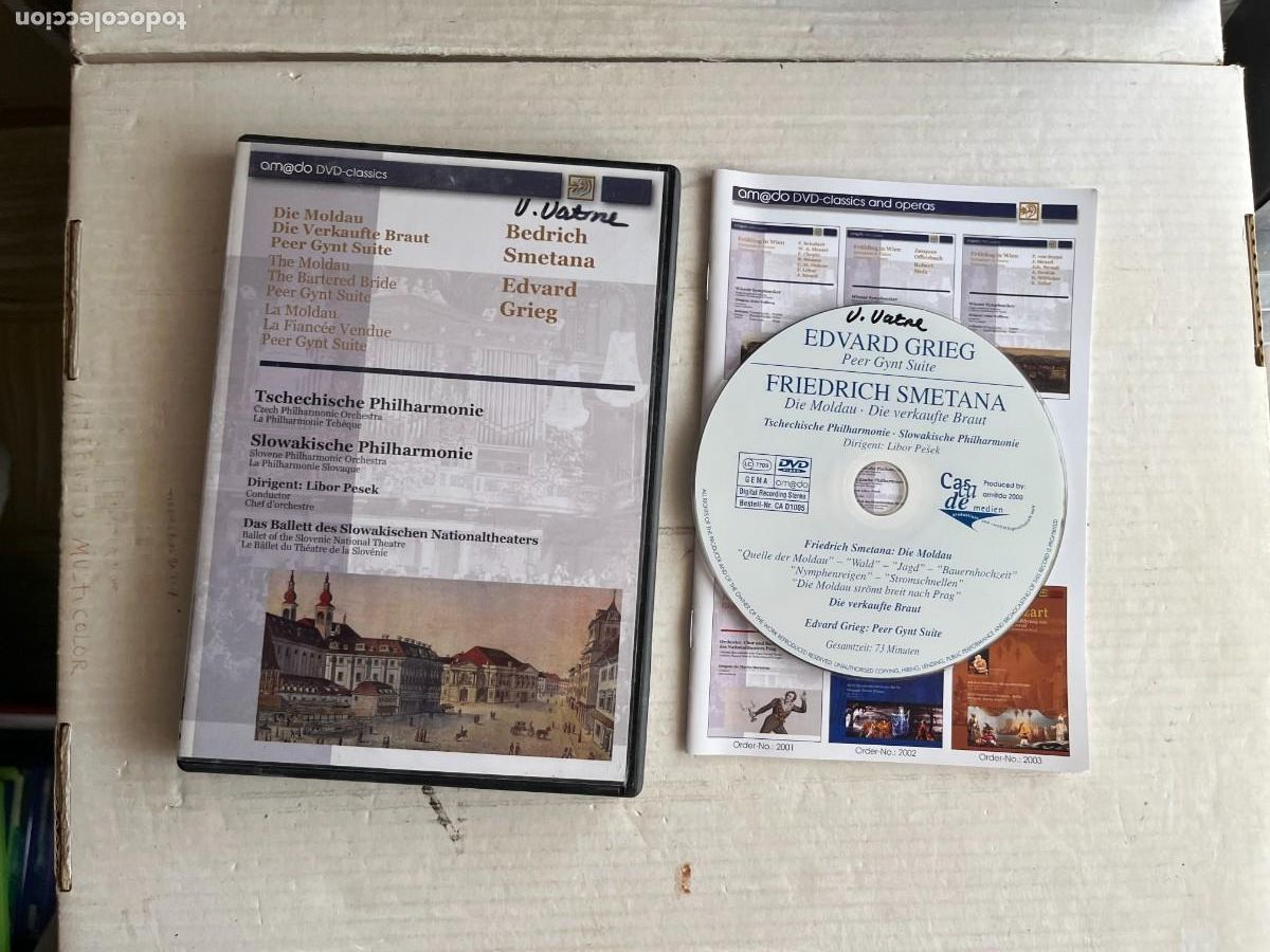 V&iacute;deos y DVD musicales: DIE MOLDAN DIE VERKAUFTE BRAUT PEER GYNT SUITE ... - DVD MUSICAL KREATEN