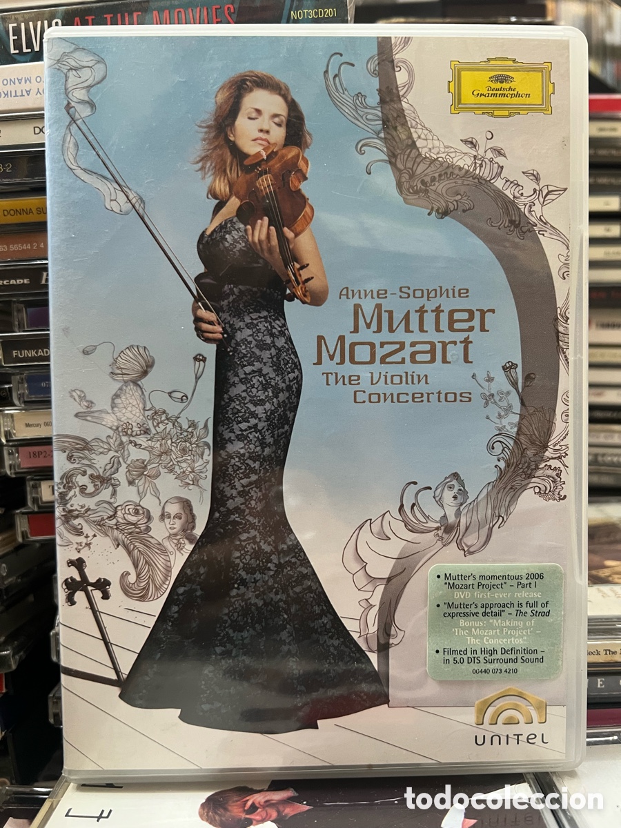 V&iacute;deos y DVD musicales: Anne - Sophie Mutter Mozart The violin concertos