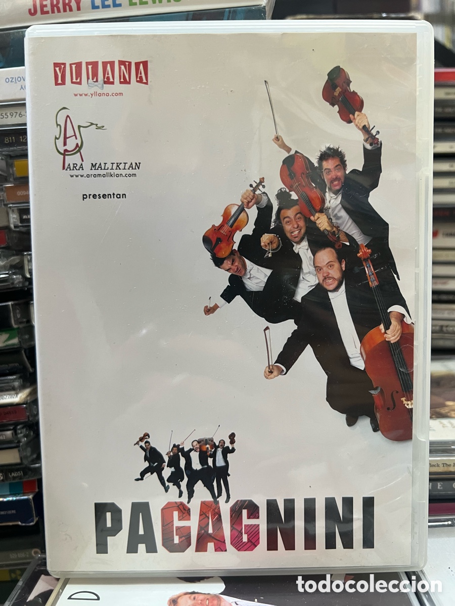 V&iacute;deos y DVD musicales: Ara Malikian presenta Pagagnini Yllana
