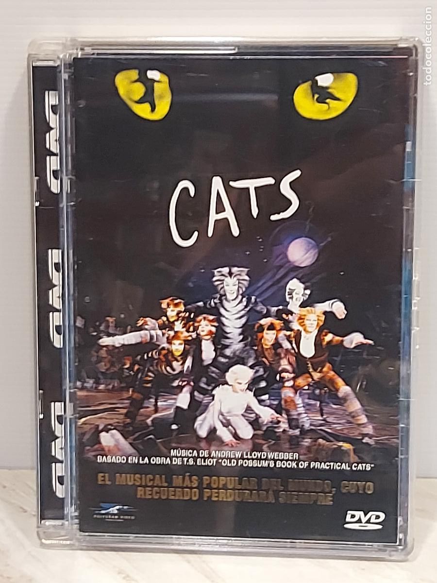 V&iacute;deos y DVD musicales: CATS | ANDREW LLOYD WEBBER | ELAINE PAIGE - JOHN MILLS | DVD | SUPER JEWEL BOX KING