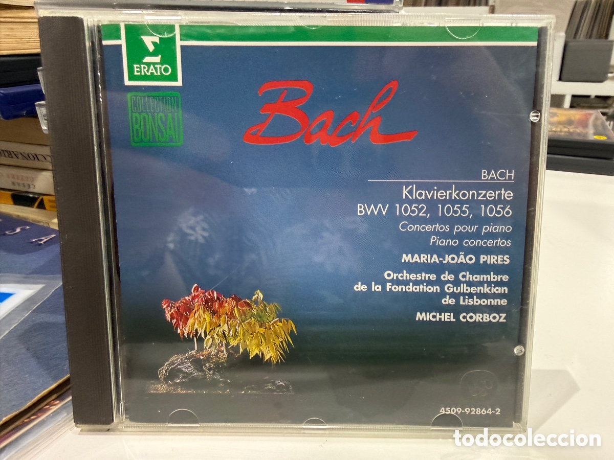 V&iacute;deos y DVD musicales: Bach - Maria Jo&atilde;o Pires, Michel Corboz - Klavierkonzerte (CD)