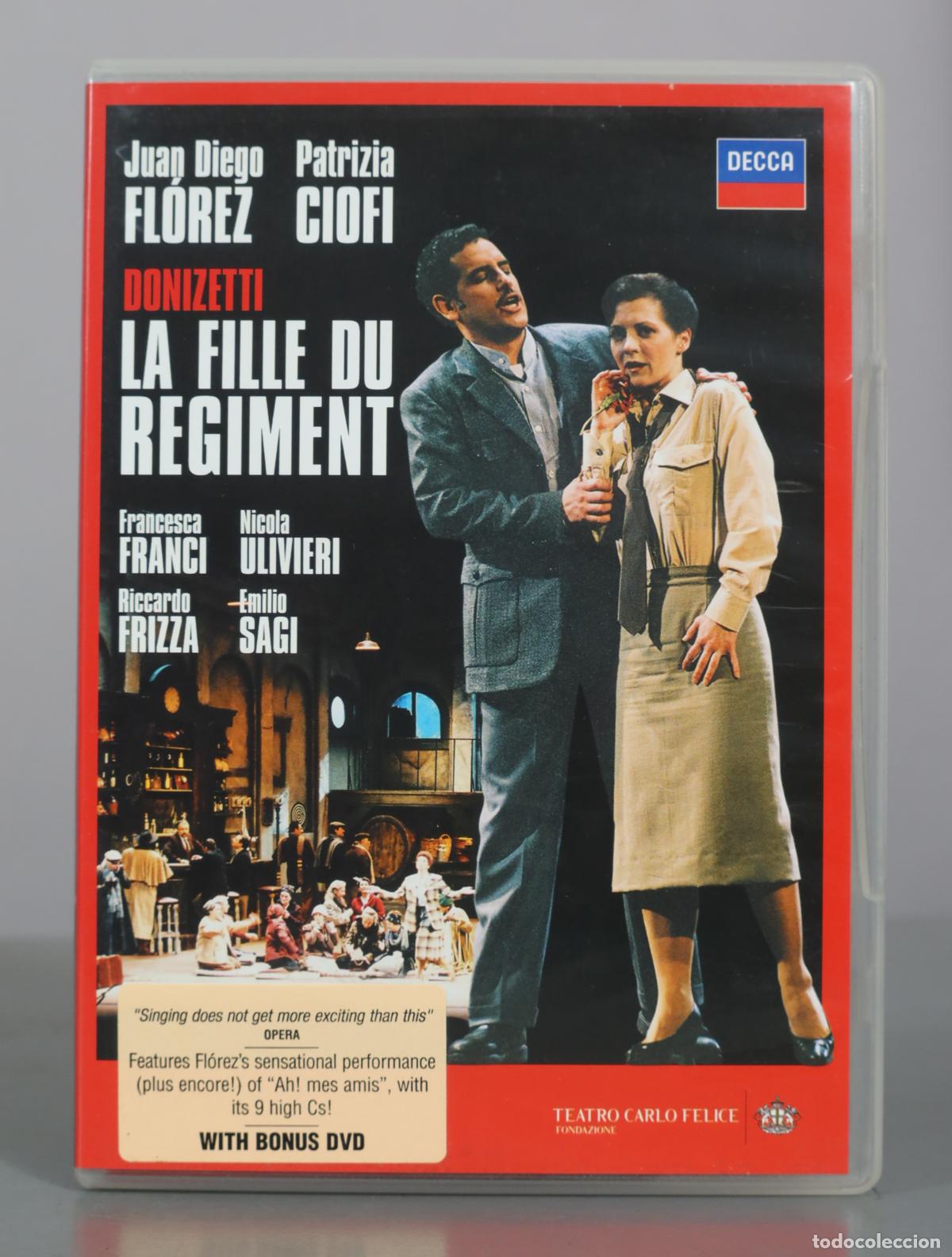V&iacute;deos y DVD musicales: DVD. Donizetti - La Fille du Regiment - Juan Diego Florez, Patrizia Ciofi, Francesca Franci, Nicola