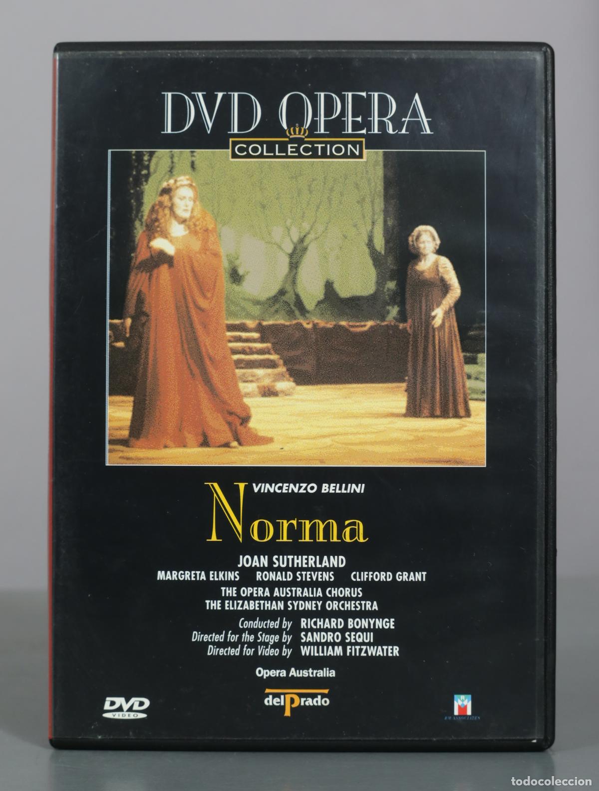 V&iacute;deos y DVD musicales: DVD. Norma - Vincenzo Bellini - Joan Sutherland, Margreta Elkins, Ronald Stevens, Clifford Grant -